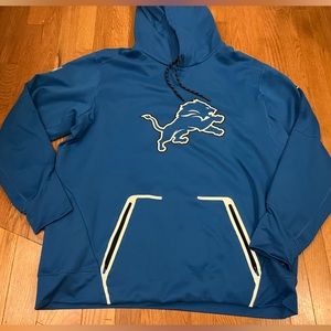 Detroit Lions NFL Nike thermafit men’s hoodie XXL 2XL EUC